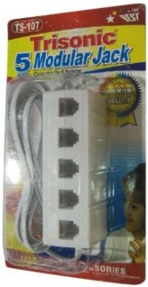 Modular Jack Telephone Line Splitter