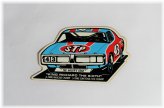 Vintage NASCAR Charger Decal - 1971 Richard Petty STP Design