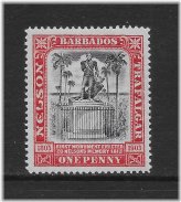 Nelson Memorial Stamp - 1906 1p Car & Black Issue