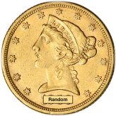 American Heritage Gold Half Eagle Coin - Pre-1933 Era