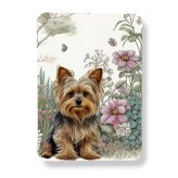 Yorkshire Terrier Blossom Magnet Art Print