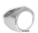 Gold Eagle Coin Sterling Silver Ring