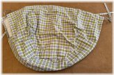 Nantucket Plaid Green Cotton Easter Liner