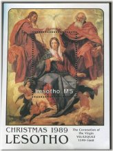 Lesotho Christmas Coronation Virgin Velazquez Stamp Collection