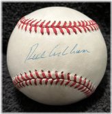 Vintage Richie Ashburn Autographed Baseball with PSA Authentication