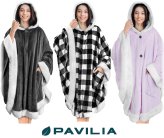 CozyWrap Sherpa Hooded Poncho