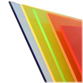 Luminous Acrylic Panels - Customizable Color and Size Options Available