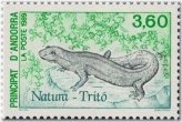 Pyrenean Brook Salamander Stamp
