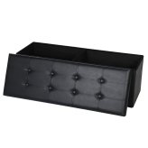 Black Divider Storage Bench