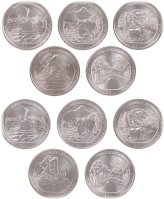 National Park Quarter Set - 2011 Uncirculated Mint State