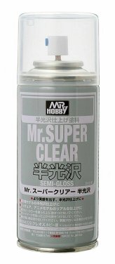 Clear Semi Gloss Top Coat Spray Paint