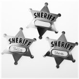 Wild West Sheriff Badges Set