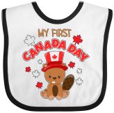 Maple Leaf Celebration Bib & Burp Cloth Set