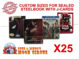 Steelbook Shield - Clear Protectors for BR5 Size with J-Cards