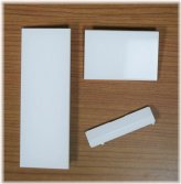 Fresh White Door Slot Covers and Tools for Nintendo Wii Console