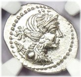 Gaulic Drachm Silver Coin 100 BC