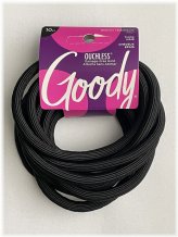 Black Elastic Hair Ties - 10 Count by Goody