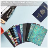 Wanderlust Wallet: RFID-Protected Passport and ID Holder in Premium Vegan Leather