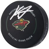 Kirill Kaprizov Autographed Game Puck