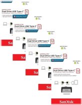 Ultra Dual TYPE-C USB Drive by SanDisk