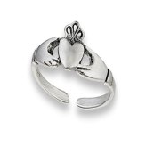 Irish Heart Promise Toe Ring