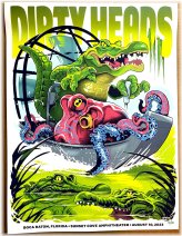 Island Vibes Concert Screen Print Limited Edition Poster