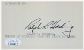 Idaho Congressman Ralph Harding Authentic Autograph