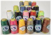 Rainbow Stitching Spools - 16 Assorted Colors, 2500 Yards Each