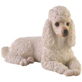 White Poodle Sculpture by Sandicast