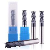 CarbideX 5-Piece End Mill Set with TIALN Coating and Extension