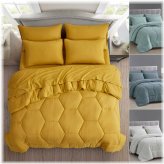 Honeycomb Hexagon Quilted Comforter Set