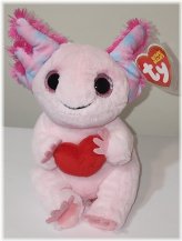Valentine's Day Axolotl Plush Toy