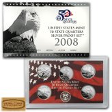 State Quarters Silver Proof Set Collection - 2008 Edition