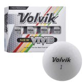 Vivid Matte Finish White Golf Balls