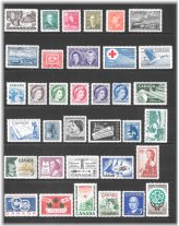 Canadian Stamp Assortment 1950-1961 (A)
