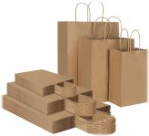 Eco-Friendly Kraft Gift Totes