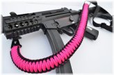 Paracord Gun Sling - Hot Pink