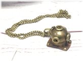 Brass Diving Helmet Pendant