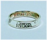 Vintage American Silver Quarter Coin Rings