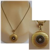 Golden Heart Locket Pendant