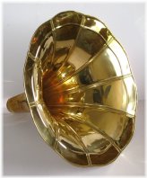 Brass Horn Gramophone Collectable Ornament - Retro Reproduction