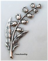 Lily of the Valley Sterling Silver Component