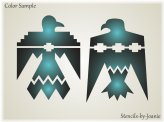 Desert Thunder Stencils