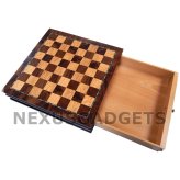 Vari Wood Chess Cabinet