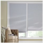 Shadow White Custom-fit Blackout Cellular Shade