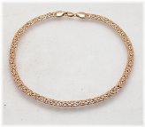 Rose Gold Byzantine Anklet