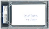 Giants Co-Owner Autographed Index Card by Wellington Mara - PSA/DNA Certified