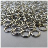 Stainless Steel 6mm Open Jump Rings - Pack of 100/200/500