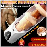 Telescopic Heatwave Male Stroker - The Hands-Free Pleasure Cup