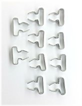 Metal Clip Fastener Set